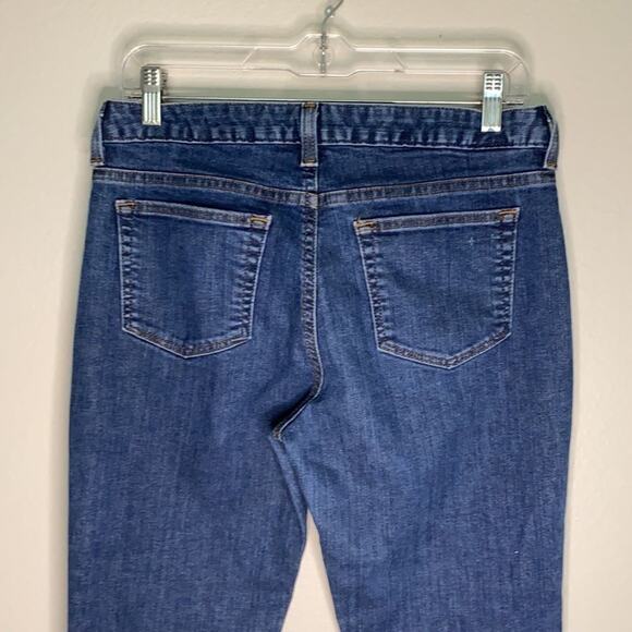 Boston Proper Dark/Medium High-Rise Slim Straight-Leg Jean Woman’s Jeans Size 8 - Picture 8 of 16